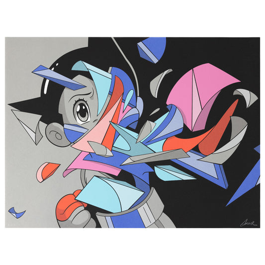 BAIT x Astro Boy x Louis De Guzman Atom Vs. Astro 2 Art Print (multi)