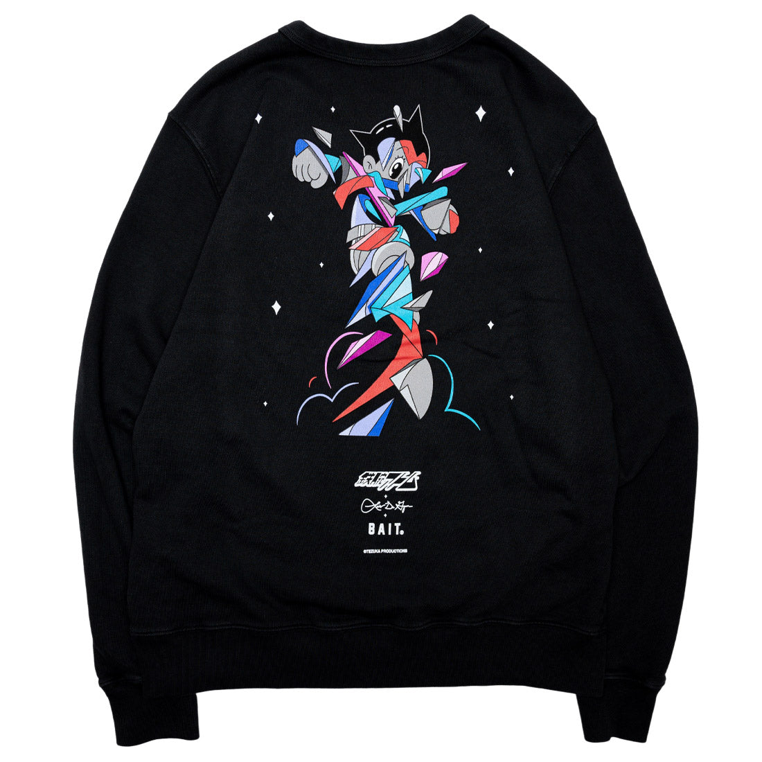 BAIT x Astro Boy x Louis De Guzman Men Crewneck Sweater (black)