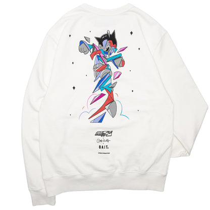 BAIT x Astro Boy x Louis De Guzman Men Crewneck Sweater (white / off white)